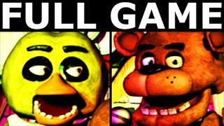Five Nights at Freddy's - Full Game Walkthrough Gameplay & Ending (No Commentary) (FNAF Horror Game)