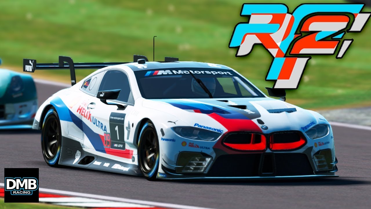 RFactor 2 - BMW M8 GTE Em Donington Park - YouTube