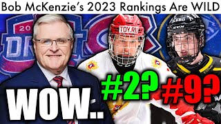 Bob McKenzie's 2023 NHL Draft Rankings Are WILD... (Bedard / Michkov Top Prospect Trade Rumors)