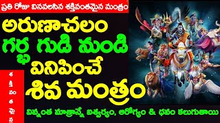 ప్రతి రోజు వినాల్సిన అరుణాచలం మంత్రం | ఆరోగ్యం \u0026 అష్టైశ్వర్యాలు కలుగును