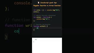 JavaScript | Arrow functions & Regular functions