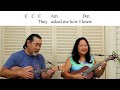 Smoke Gets In Your Eyes - The Platters - Simple Chords - Ukulele Play Along -Lyrics/Chords On Screen