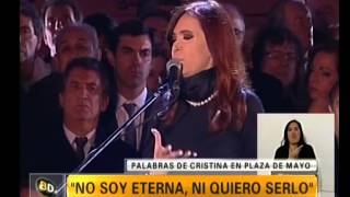 Las palabras de Cristina Kirchner en Plaza de Mayo - Telefe Noticias