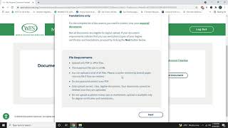 WES Application Procedure | How to Upload Documents - WES ECA