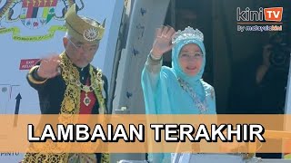 Laungan 'daulat tuanku' bergema sebelum pesawat Agong berlepas