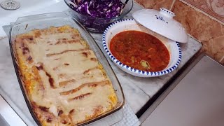 #food #cooking #health cannelloni soupe 🍲 salade 🥗كانلوني شربة شعير سلاطة كرمب