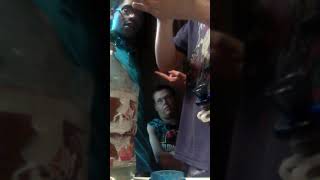Bathroom Gravity Bong Hotbox