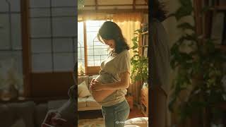 happy japanese pregnant mama #pregnantwoman #japanese