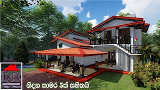 නිදන කාමර 5ක් සහ අනිකුත් පහසුකම් වලින් සමන්විත අලංකාරවත් තෙමහල් නිවසකි .