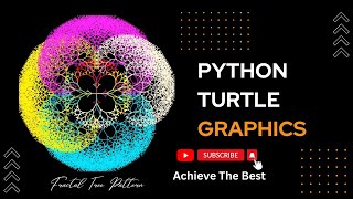 Tree Pattern by Python Turtle Graphics || VS Code || #python #pythonprogramming #turtle