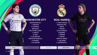 Manchester City vs Real Madrid eFootball PES 2021 SEASON UPDATE_20210420131252 #Online