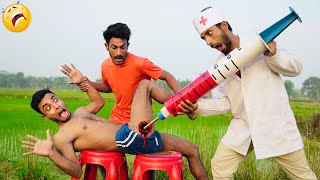 Must Watch Funniest Comedy Video 2023 New Doctor Funny Injection Wala Comedy Video Episode 106
