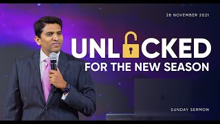 Unlocked for the New Season | Sunday Sermon-28 Nov |  Faith Center | Pastor. Nehemiah David