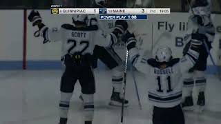 Goal Highlights: Maine Men's Hockey 6, Quinnipiac 5