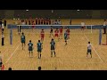 決勝！スターティングメンバー紹介から 愛知学院大学 vs 近畿大学 第1セット【西日本インカレ】男子準勝 2023