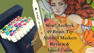 New! ArtBeek 49 Brush Tip Review | Speed Color