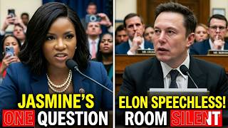 Jasmine Crockett CORNERS Elon Musk With One Question — The Room Falls COMPLETELY Silent