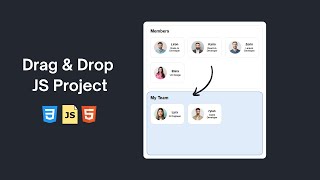 Dynamic Drag & Drop Project Using HTML, CSS & JavaScript!