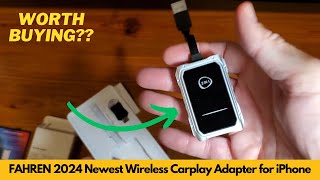 FAHREN 2024 Newest Wireless Carplay Adapter for iPhone - Worth Buying?