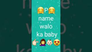 Baby according to name first letter👶🏻😊|A name walo ka baby