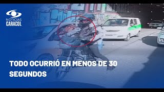 Video de impresionante robo en Bogotá: hasta bajaron del taxi a una pasajera