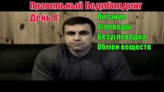 Питание. Углеводы. Безуглеводное питание. Обмен веществ. Правильный Бодибилдинг 8.