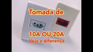 Tomada de 10A ou de 20A veja a diferença