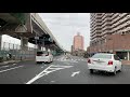 【4k】阿倍野→天王寺　ドライブ