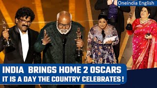 OSCARS 2023: RRR’s ‘Naatu Naatu’ & ‘The Elephant Whisperers’ wins Academy Award | Oneindia News