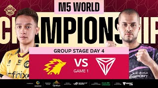 M5 Group Stage ថ្ងៃទី 4 | ONIC VS TE | ហ្គេម 1