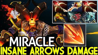 MIRACLE [Clinkz] Power of Burning Barrage Insane Arrows Damage Dota 2