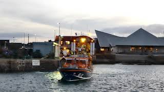 Arbroath Lifeboat Inchcape In Reverse.