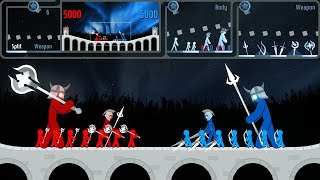 Stickman Fight : Select your body & weapon and fight - Marble & Ragdoll battle