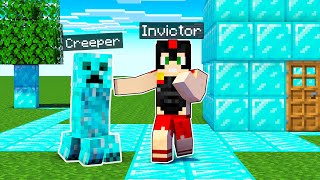 MINECRAFT pero TODO lo que TOCO SE CONVIERTE EN DIAMANTE 😂😱 INVICTOR