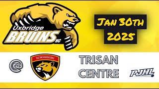 2025-01-30 Uxbridge Bruins 4 at Schomberg Cougars 0 Hilites