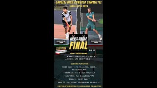 HPC LUNGLEI TENNIS OPEN 2024 FINAL MATCH