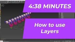 How to use Layers inside 3D Max - #3dmax #3dtutorial #learn3d #layers
