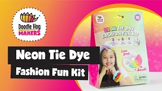 Neon Tie Dye Fashion Fun Kit