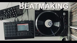 J Dilla type beat - Sampling records - Making a beat on the Mpc Live 2