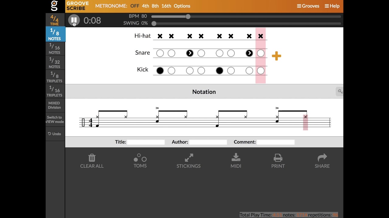 How To Read Drum Notation Part 2 Youtube
