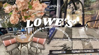 LOWE'S TILES, BACKSPLASH, HOME DECOR, PATIO FURNITURE & MORE SHOP WITH ME 2023