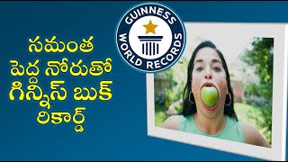 Congratulations Samantha for your Guinness Record