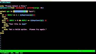Custom File Selector in a Linux Shell Script tutorial Part 1