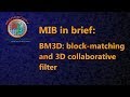 MIB in brief: BM3D, block-matching  and 3D collaborative filter