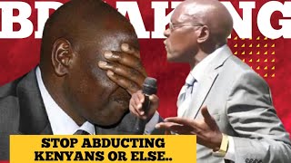 KHALWALE FACE OFF RUTO WITH TRUTH |EXPOSED HIM OVER ABDUCTION |Stureh Punchline