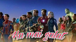||●Ha mai galat●||Ft. Avengers||Iron man||Captain America||Thor||Black panther|| Mashup Buddy Marvel