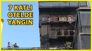 Pendik'te 7 Katlı Otelde Yangın: Ölü ve Yaralılar Var