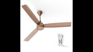 Crompton Energion Cromair 1200mm (48 inch) High Speed 5S 28W Energy Efficient BLDC Ceiling Fan Brown