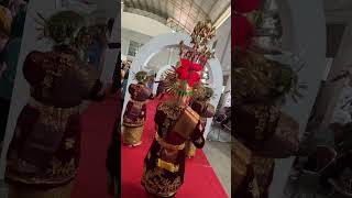 Tarian adat minang padang #adatminangkabau #wedding #resepsi