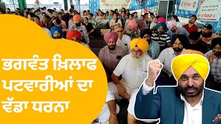 Bhagwant Mann ਖਿਲਾਫ ਪਟਵਾਰੀਆਂ ਦਾ Dhuri 'ਚ ਵੱਡਾ ਧਰਨਾ | Punjab Tak